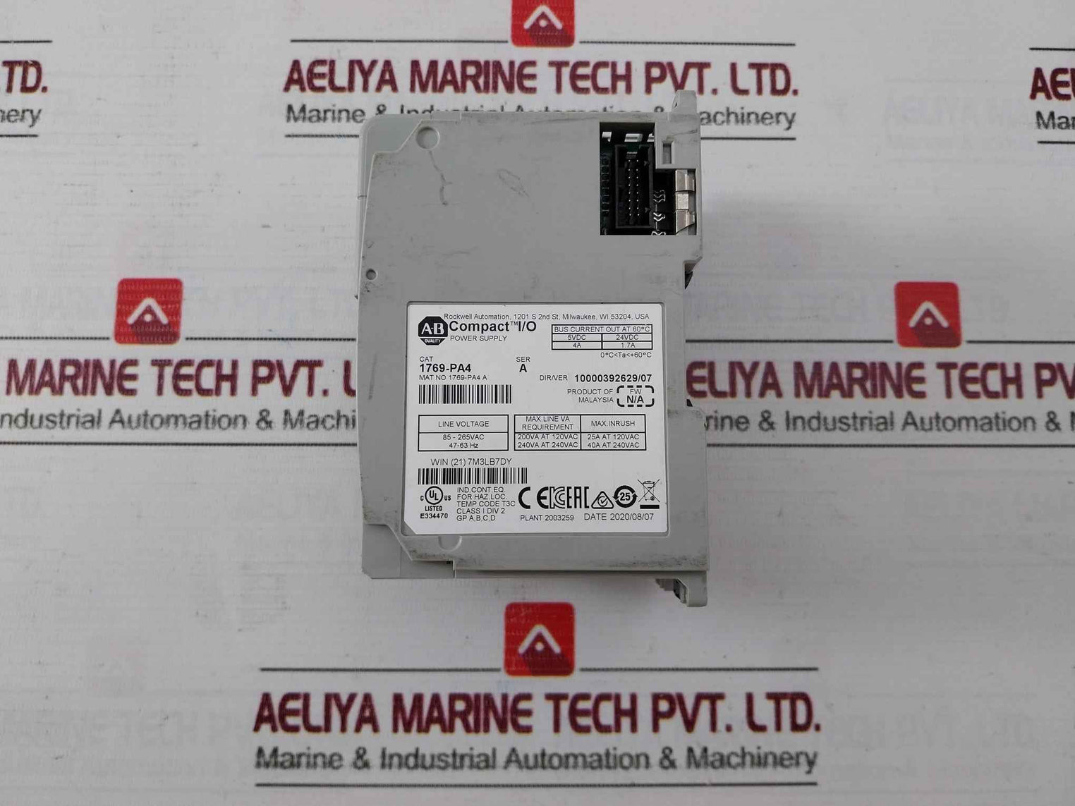 Allen-bradley 1769-pa4 Power Supply Module 85-265Vac 47-63 Hz