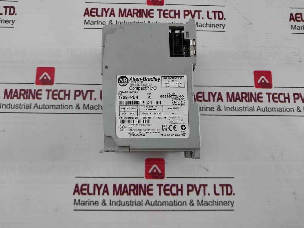 Allen-bradley 1769-pb4 Compact I/O Plc Power Supply 100Va At 24Vdc 7M5Hl5Cw
