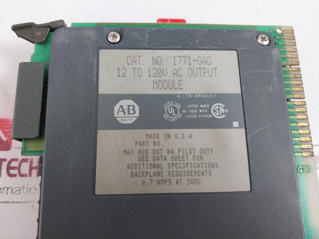 Allen-bradley 1771-0Ad 12 To 120V Ac Output Module