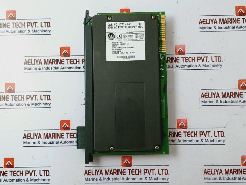 Allen-bradley 1771-A4B B 16 Slot Remote Input Output Module Chassis Rev. K03