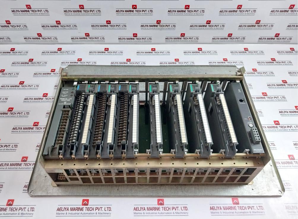Allen Bradley 1771-A4B B 16 Slot Remote Input Output Chassis Module Rev K03