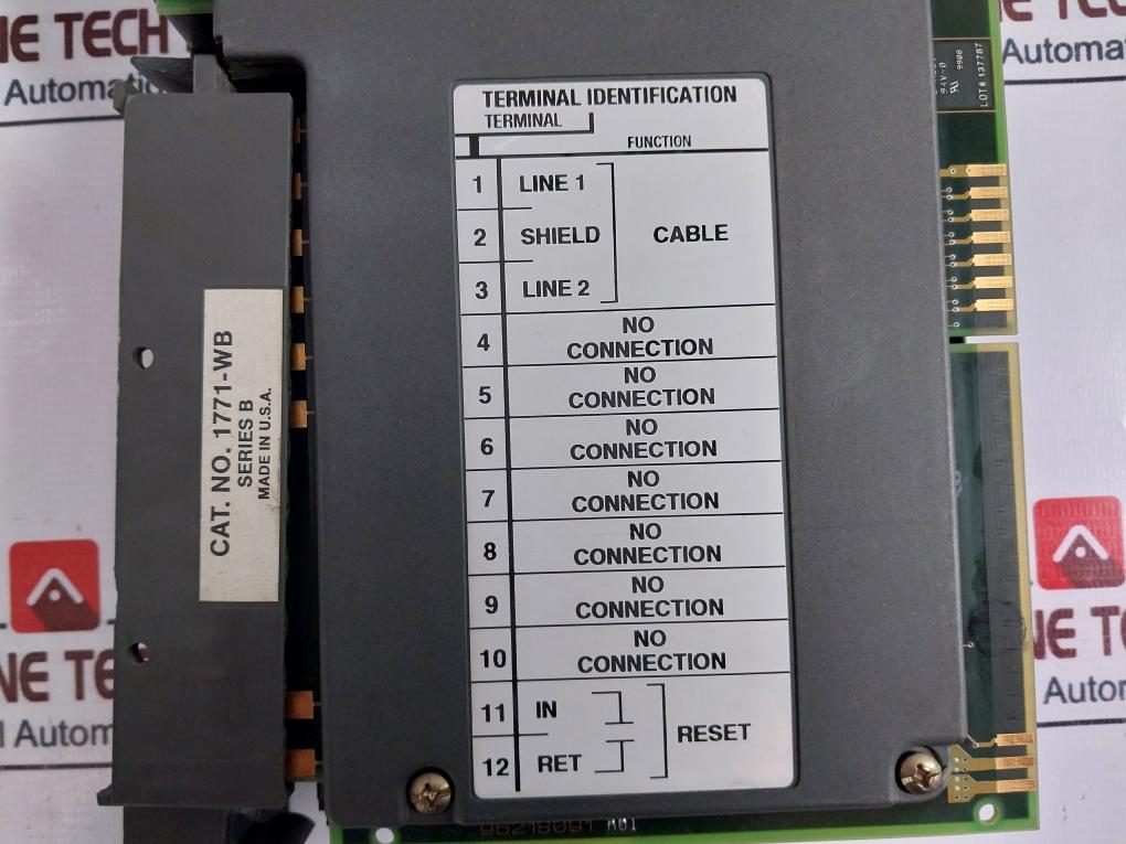 Allen Bradley 1771-A4B B 16 Slot Remote Input Output Chassis Module Rev K03
