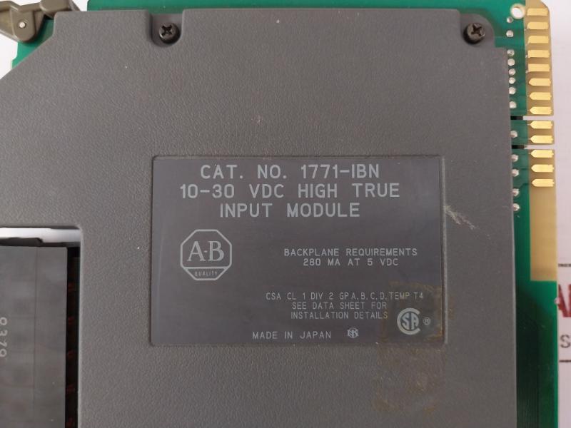 Allen-bradley 1771-ibn Dc Input Module 10-30Vdc