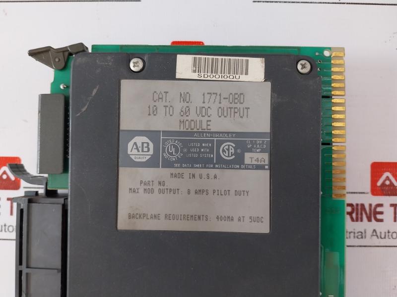 Allen-bradley 1771-obd Digital Output Module 10 To 60 V