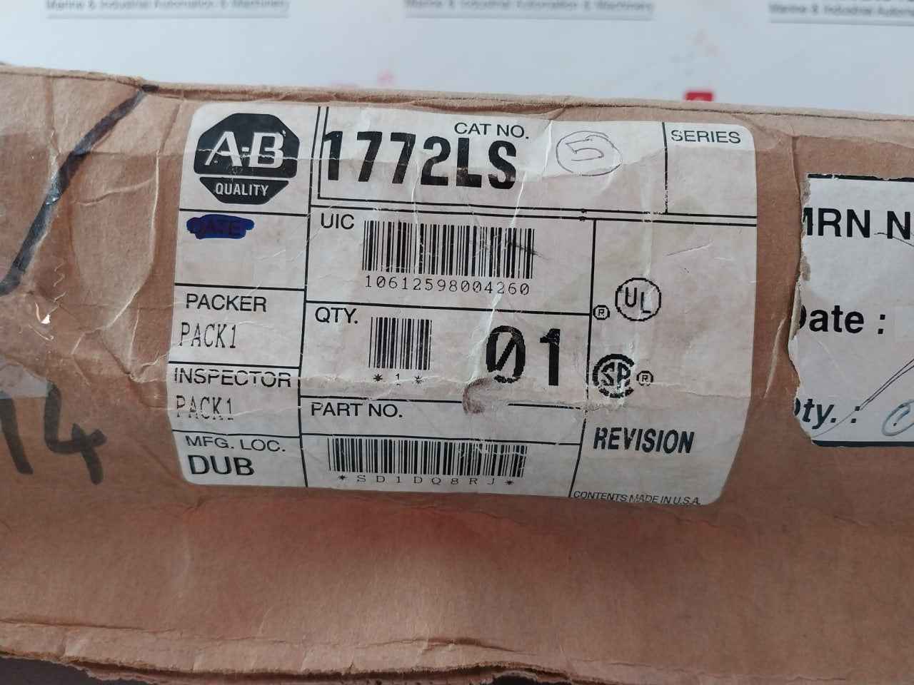 Allen-bradley 1772-ls Mini-plc-2/05 Programmable Controller Ser A 1.25 Amps