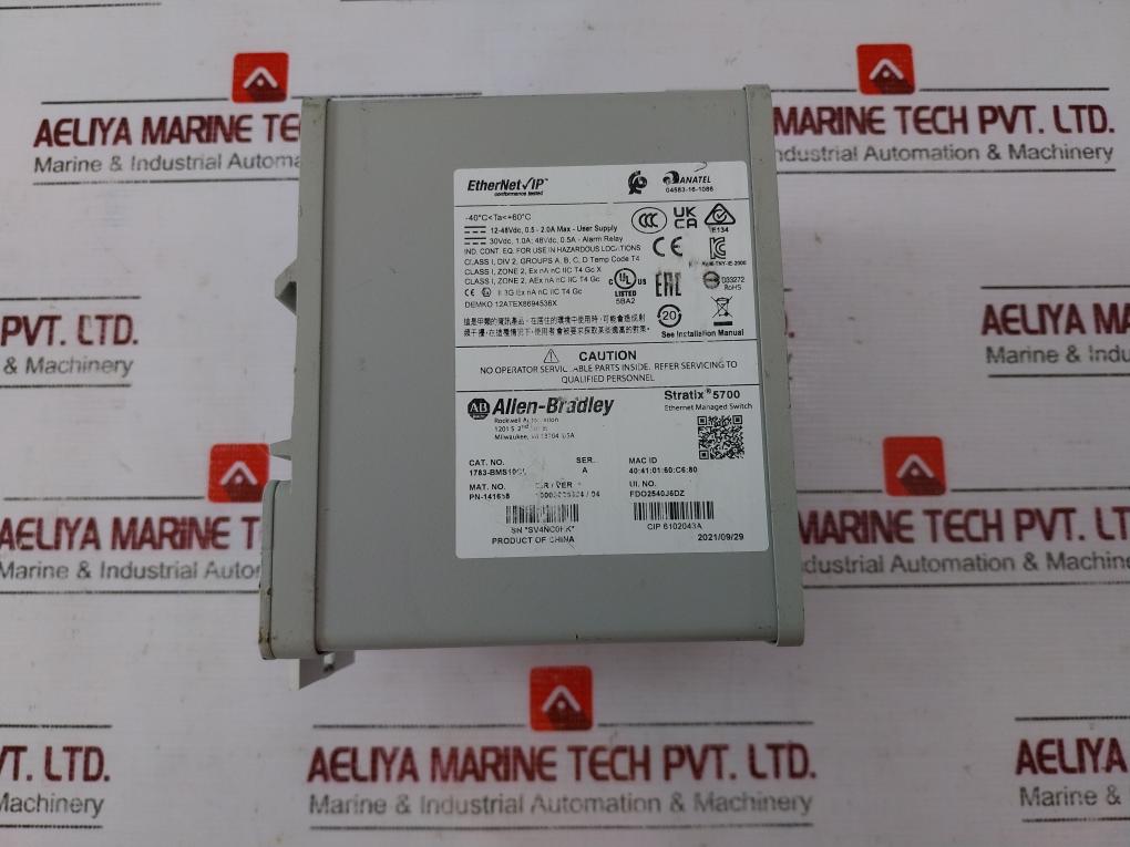 Allen-bradley 1783-bms10Cl Stratix 5700 Ethernet Managed Switch Ser A