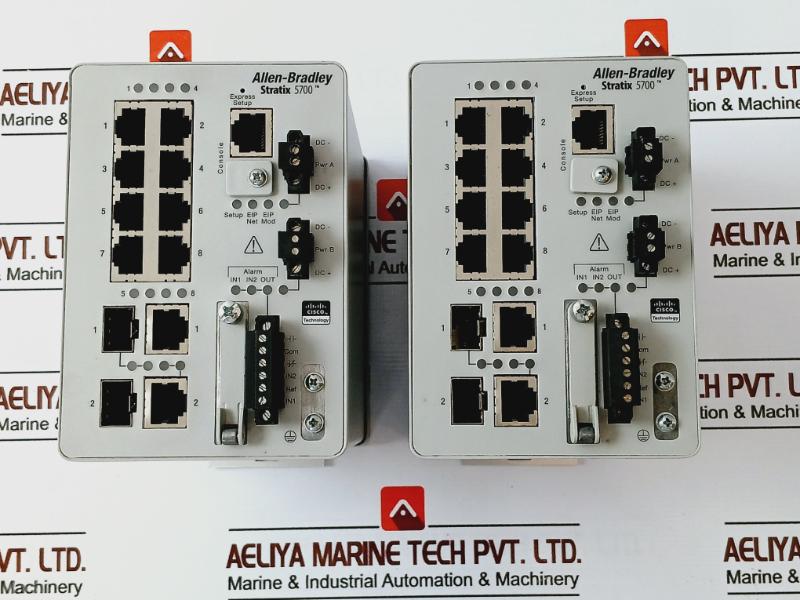 Allen-bradley 1783-bms10cgn Stratix 5700 8 Copper 10/100 Ports Ethernet Switch