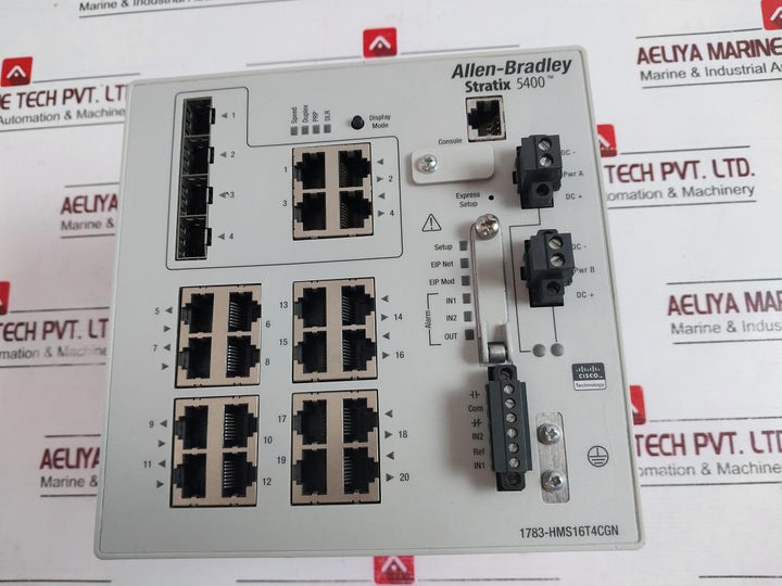 Allen-bradley 1783-hms16T4Cgn Stratix 5400 Industrial Managed Ethernet Ip Switch