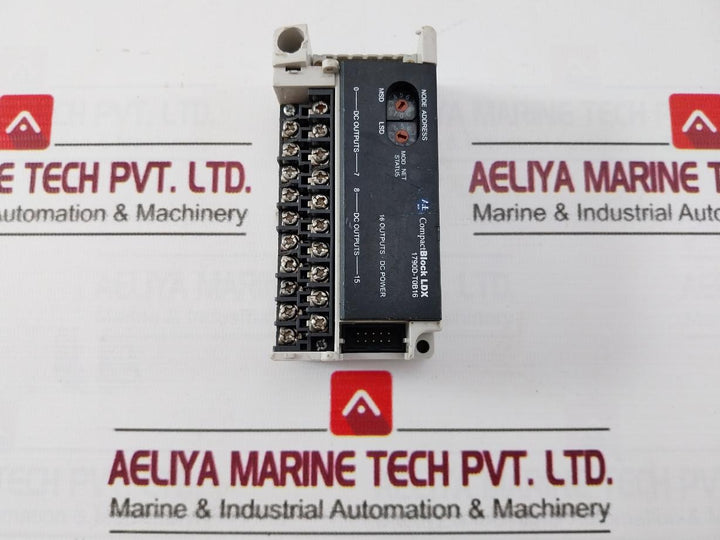 Allen-bradley 1790D-t0B16 Devicenet Compact Block Ldx 24Vdc 0.5A Ser:C Rev:2.002
