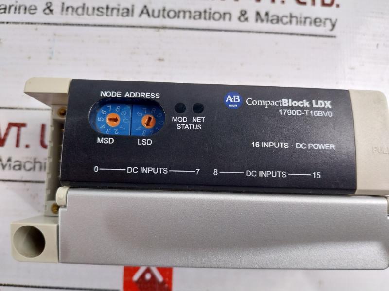 Allen-bradley 1790D-t16Bv0 Compact Block Ldx Devicenet 16 Inputs