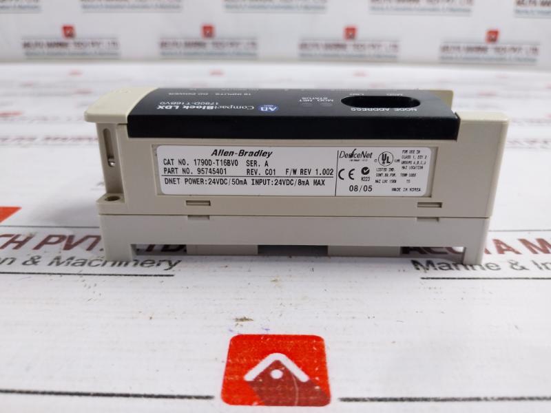 Allen-bradley 1790D-t16Bv0 Compact Block Ldx Devicenet 16 Inputs