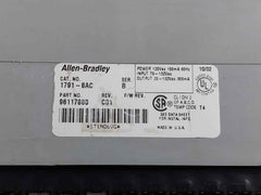 Allen-bradley 1791-8Ac Block I/O Module Ser B Rev C01 120Vac 150Ma 60Hz