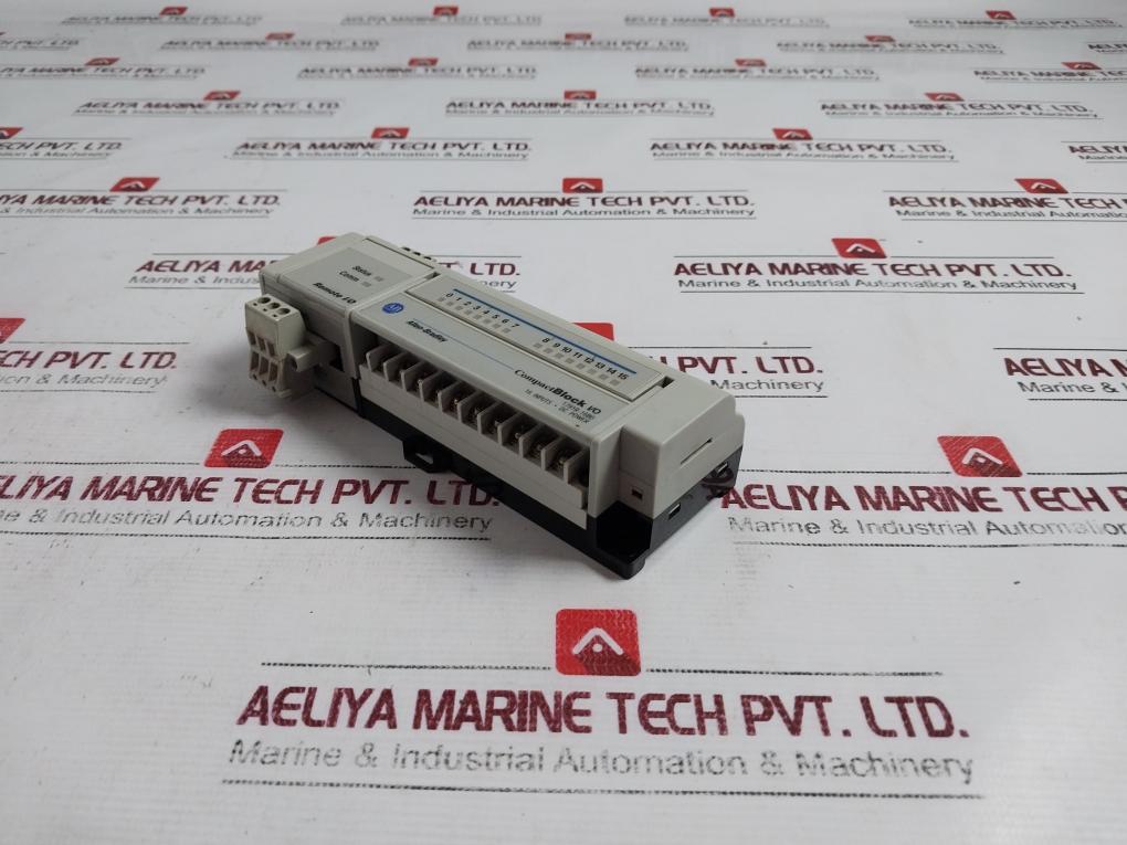 Allen-bradley 1791R-16B0 Compactblock I/O Module Ser D Rev A01 18-26.4 Vdc 250Ma