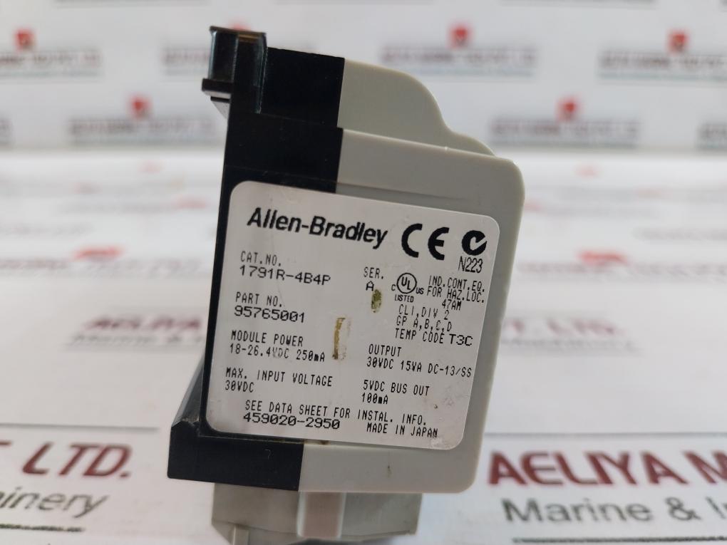 Allen-bradley 1791R-4B4P Compact Block I/O Module 18-26.4Vdc 250Ma