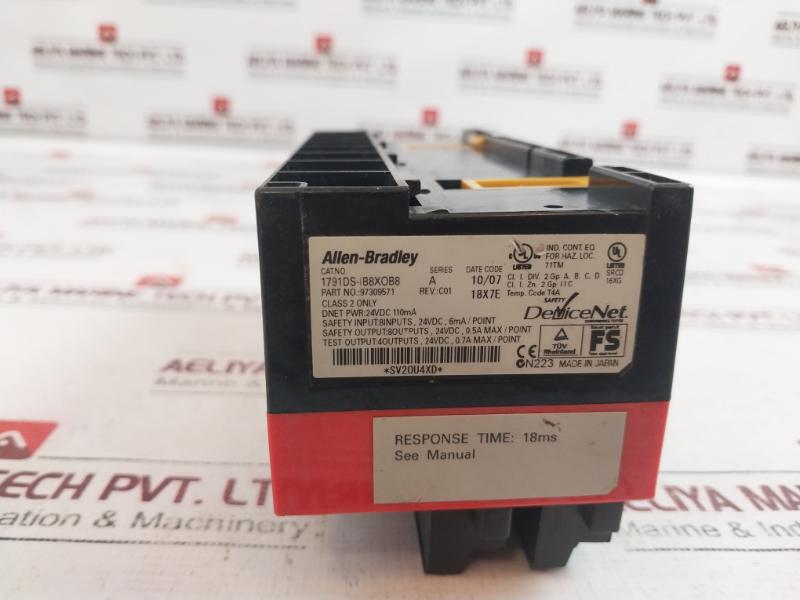 Allen-bradley 1791ds-ib8xob8 Compact Block Safety I/o Module 24vdc