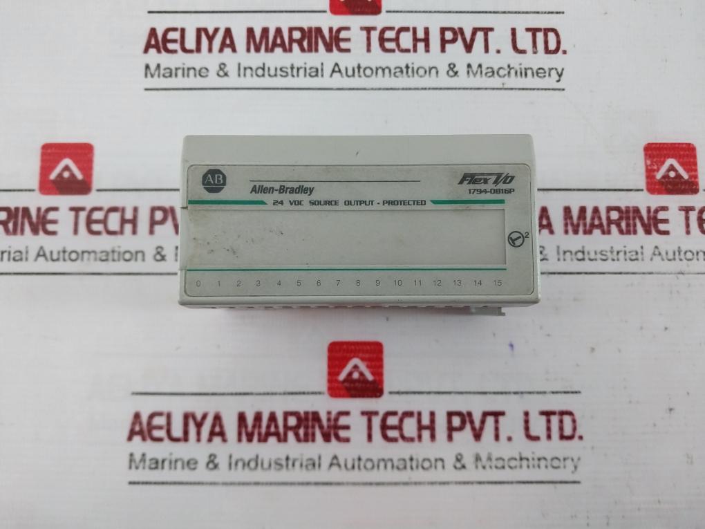 Allen-bradley 1794-0B16P Flex I/O Output Module 24Vdc, 75Ma/5Vdc, 60Ma