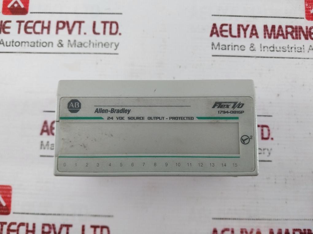 Allen-bradley 1794-0B16P Flex I/O Output Module 24Vdc, 75Ma/5Vdc, 60Ma