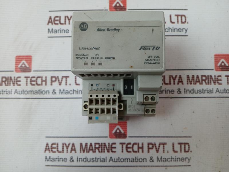 Allen-bradley 1794-adn Flex I/O Devicenet Media Adapter Module 24Vdc 400Ma