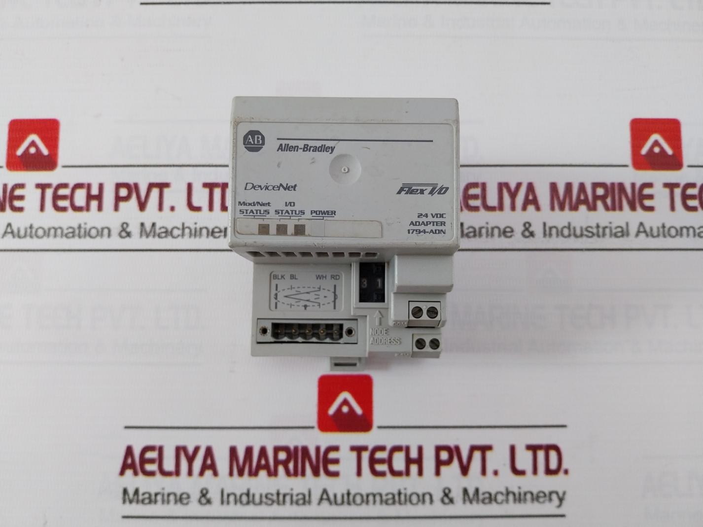 Allen-bradley 1794-adn Flex I/O Devicenet Adapter Module 24Vdc 96265080 Rev: A01