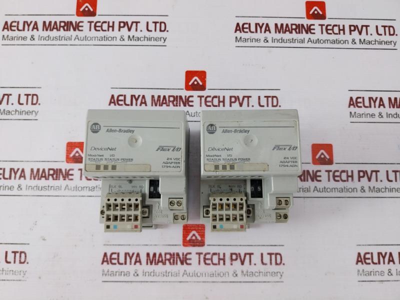 Allen-bradley 1794-adn Flex I/O Devicenet Adapter Modules Rev B01 24Vdc 400Ma