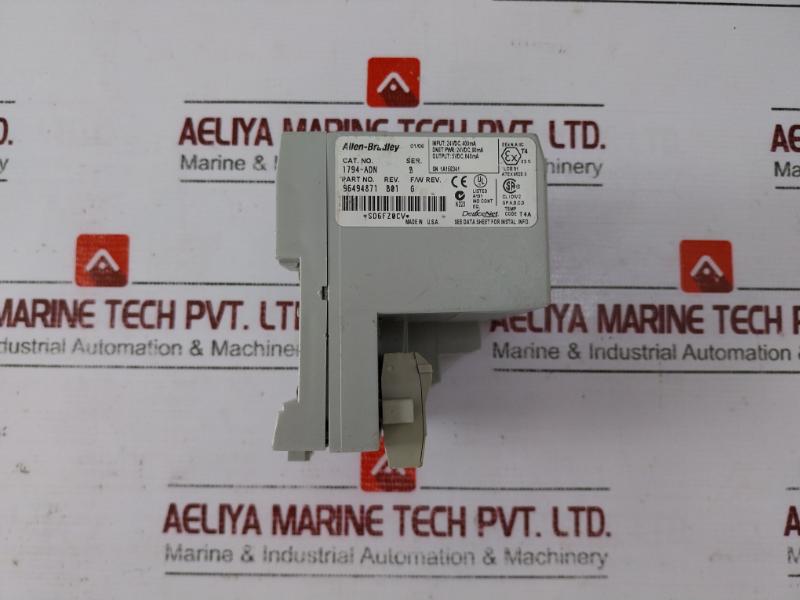 Allen-bradley 1794-adn Flex I/O Devicenet Adapter Modules Rev B01 24Vdc 400Ma