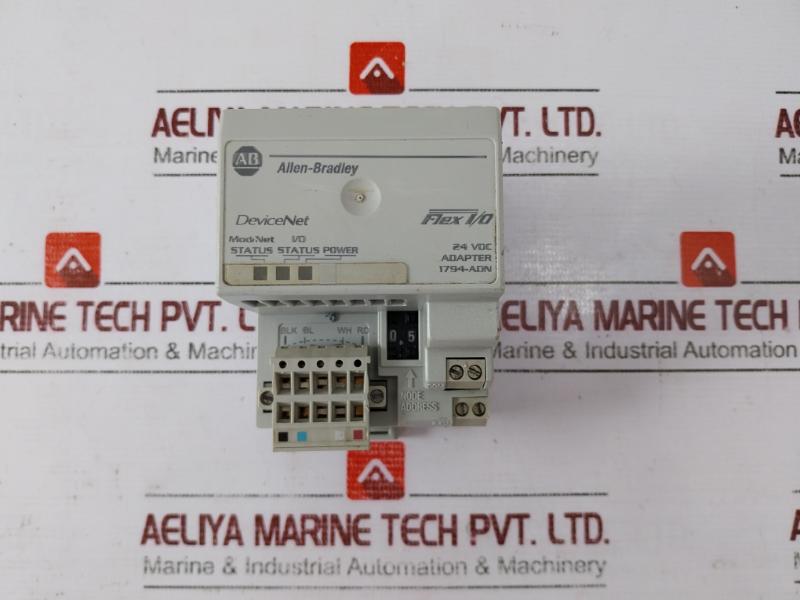 Allen-bradley 1794-adn Flex I/O Devicenet Adapter Modules Rev B01 24Vdc 400Ma