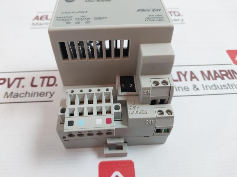 Allen-bradley 1794-adn Flex I/O Devicenet Media Adapter Module 24Vdc 400Ma