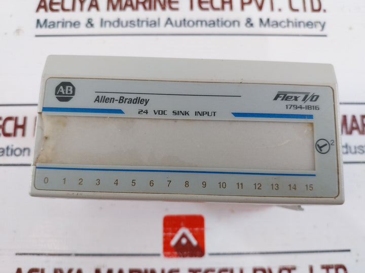 Allen-bradley 1794-ib16 Flex 16 Point Digital Input Module 10-31.2Vdc