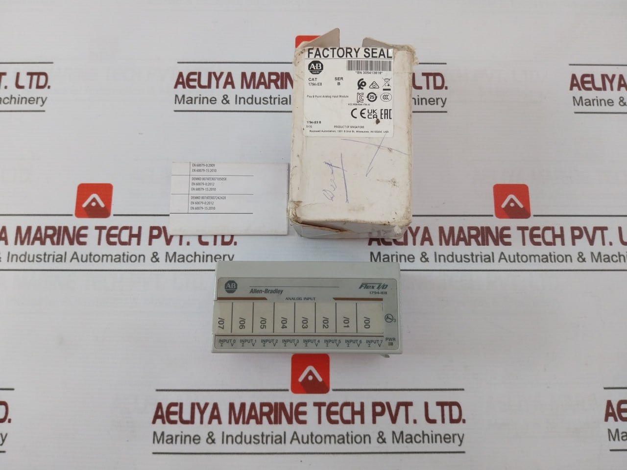 Allen-bradley 1794-ie8 Flex Analog Input/Output Module 5Vdc, 15Ma 24Vdc, 60Ma