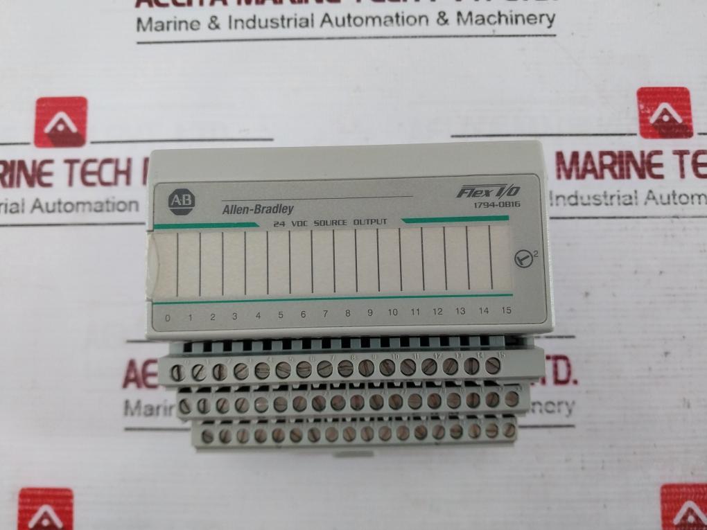 Allen-bradley 1794-ob16 Flex I/O Digital Dc Output Module 24 Vdc