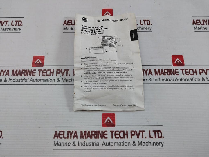 Allen-bradley 1794-ob8Ep Flex I/O Point Digital Output Module