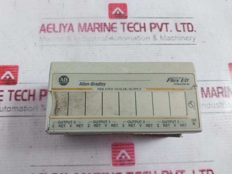 Allen-bradley 1794-of4I Flex I/O Isolated Analog Output Module 96406471 Rev:B01