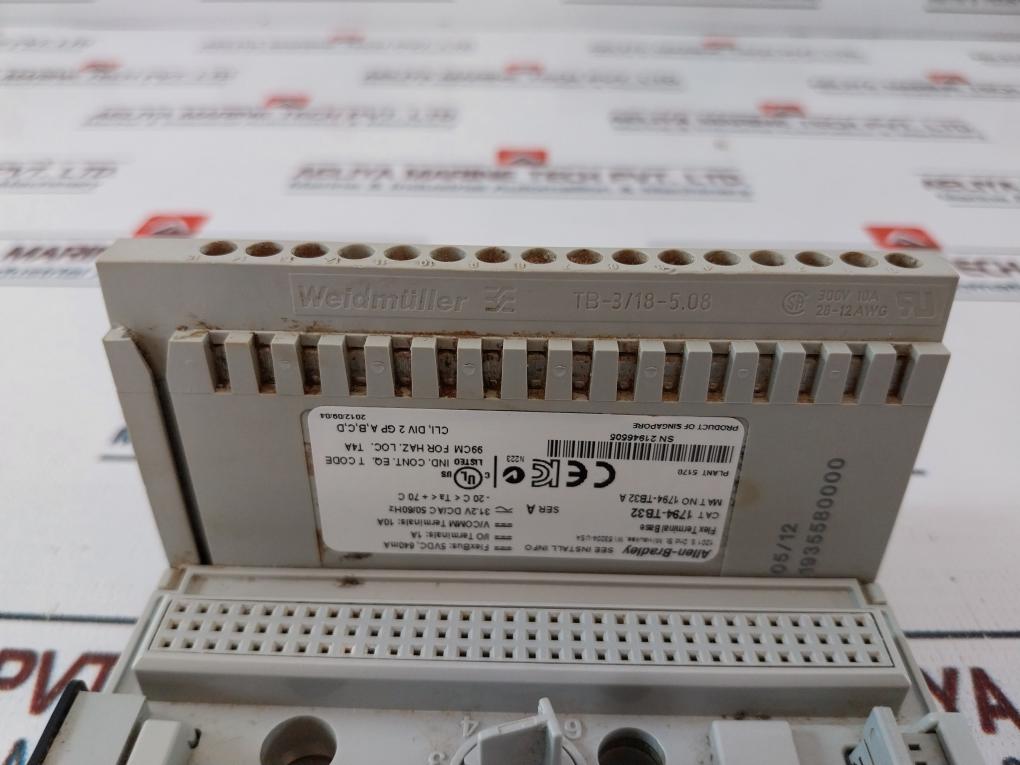 Allen-bradley 1794-tb32 Flex I/O Terminal Base Module Ser: A