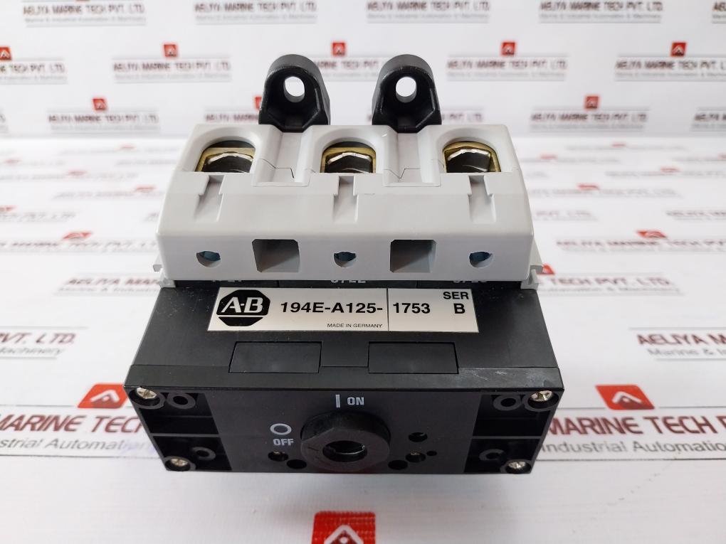 Allen-bradley 194e-a125-1753 Load Switch 125a 150amp 600vac