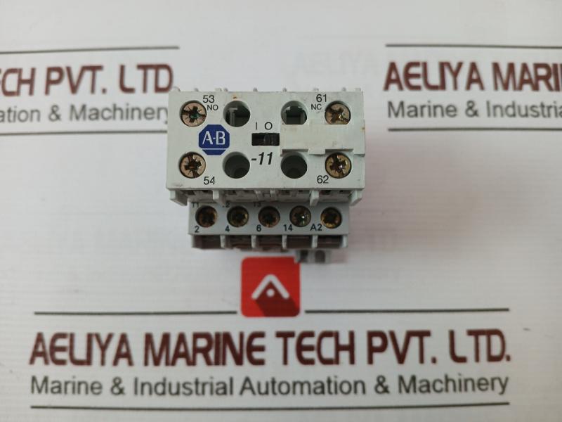 Allen-bradley 195-ma11 Auxiliary Contactor Ac-1 500V-10A 600Vac A600 Q600