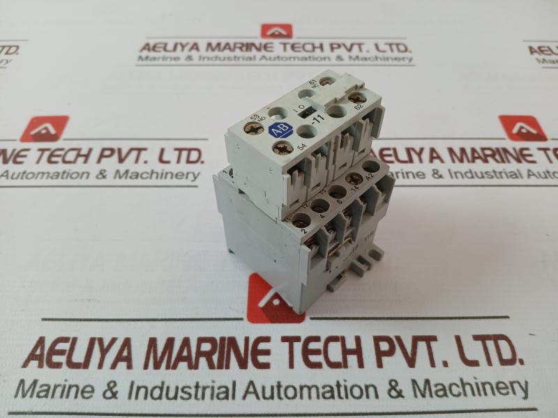 Allen-bradley 195-ma11 Auxiliary Contactor Ac-1 500V-10A 600Vac A600 Q600