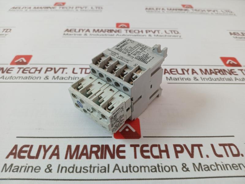Allen-bradley 195-ma11 Auxiliary Contactor Ac-1 500V-10A 600Vac A600 Q600