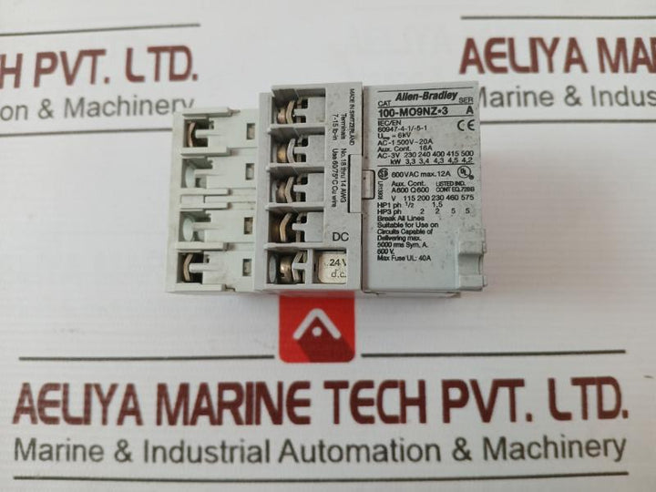 Allen-bradley 195-ma11 Auxiliary Contactor Ac-1 500V-10A 600Vac A600 Q600