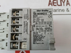 Allen-bradley 195-ma11 Auxiliary Contactor Ac-1 500V-10A 600Vac A600 Q600
