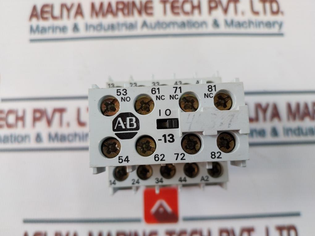 Allen-bradley 195-ma13 Auxillary Contact Block 700-m400* Ser: A