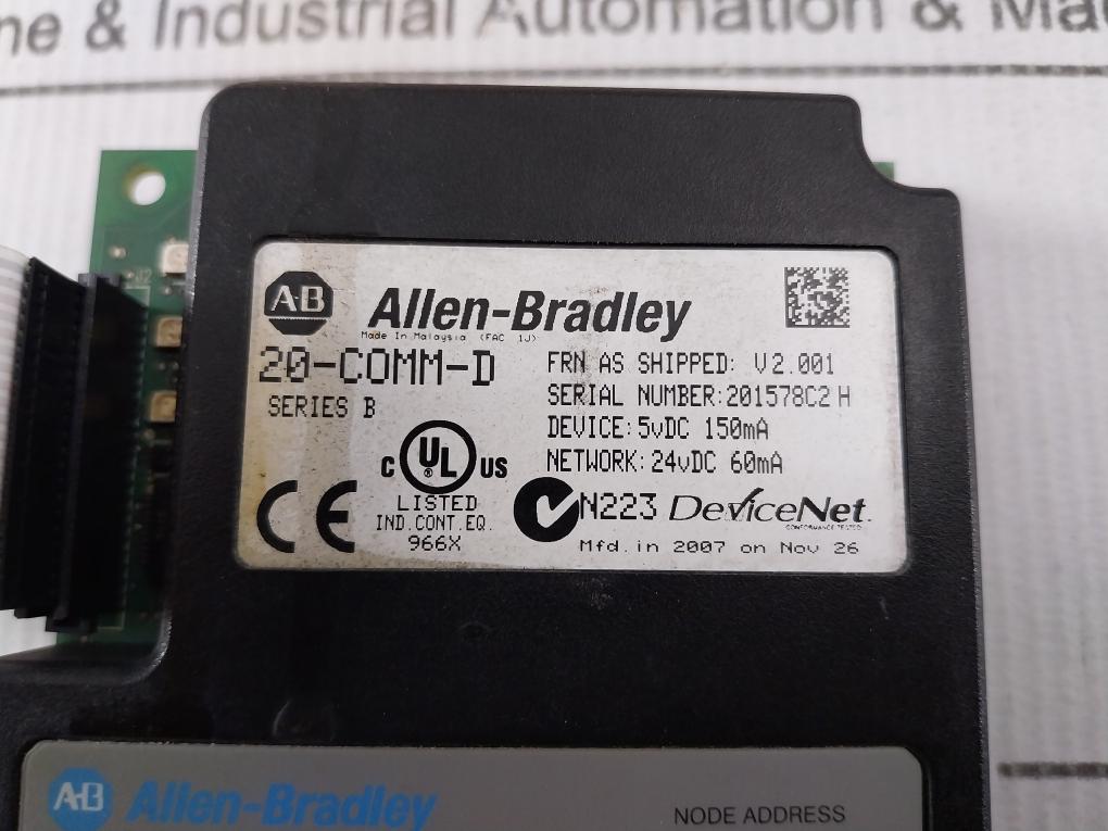 Allen-bradley 20-comm-d Devicenet Adapter