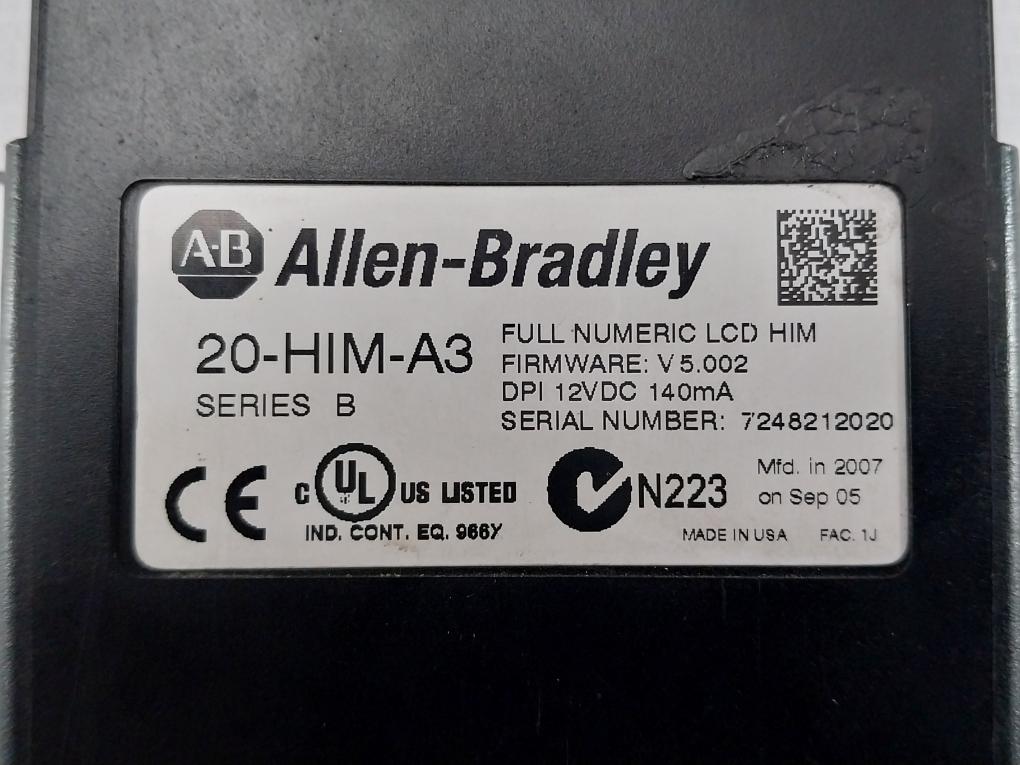 Allen-bradley 20-him-a3 Lcd Display Him