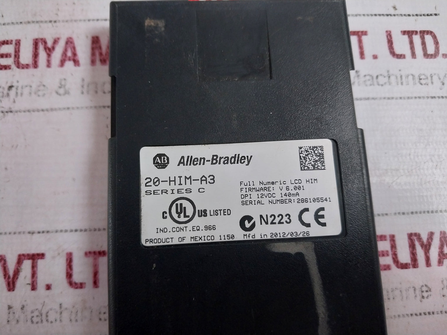 Allen-bradley 20-him-a3 Powerflex Human Interface Module 12vdc 140ma