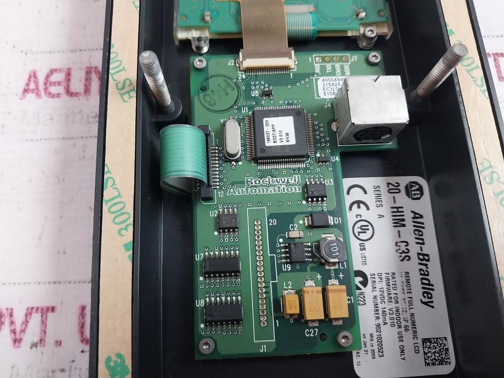 Allen-bradley 20-him-c3s Full Numeric Lcd Powerflex Digital Speed Control Ip 66