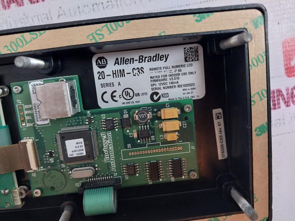 Allen-bradley 20-him-c3s Full Numeric Lcd Powerflex Digital Speed Control Ip 66