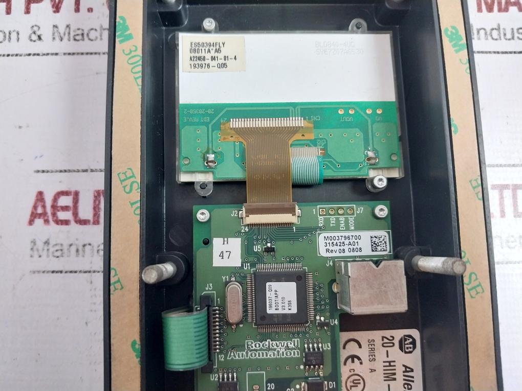 Allen-bradley 20-him-c3s Powerflex Remote Lcd Display With Full Numeric Keypad