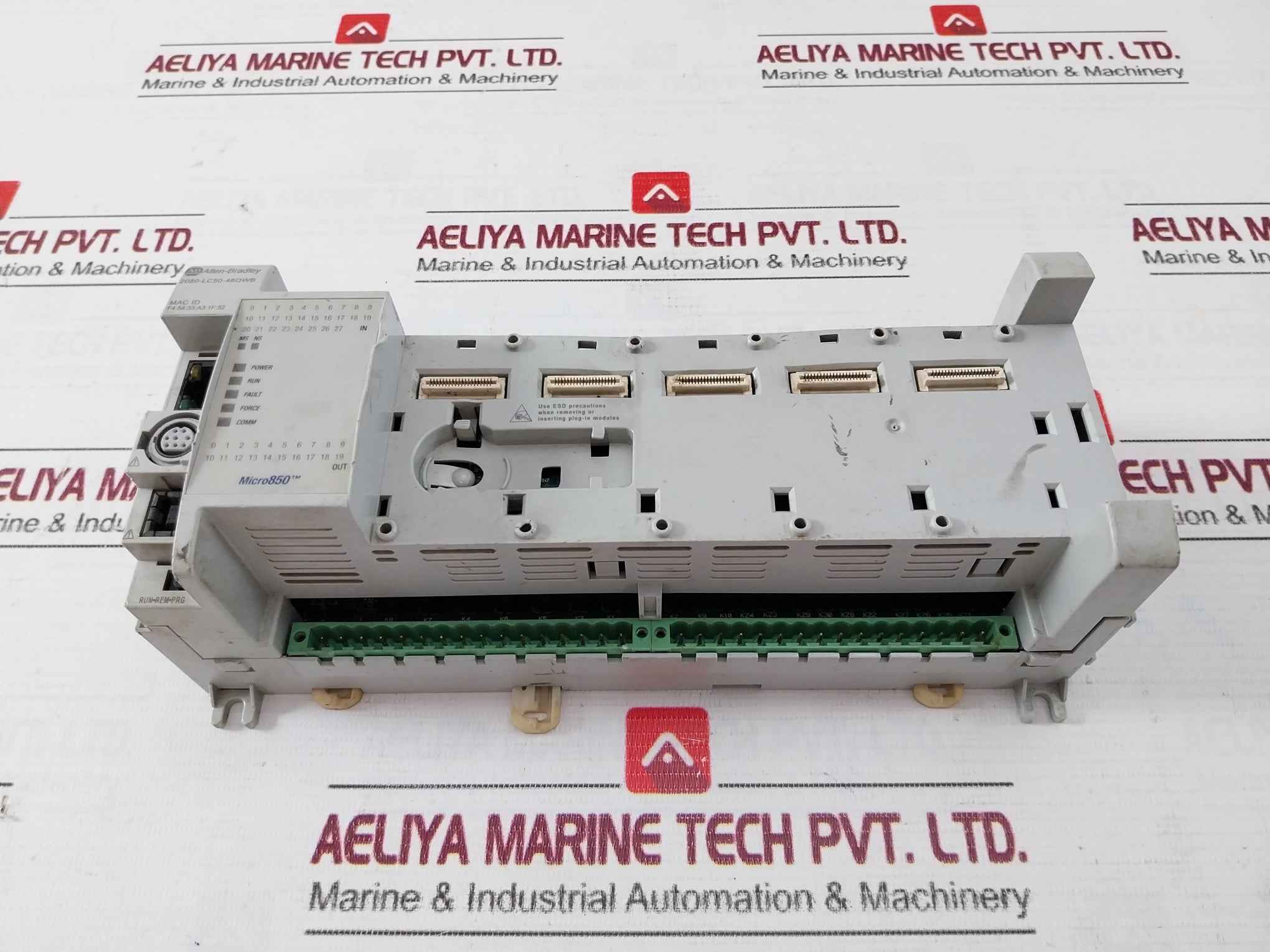 Allen-bradley 2080-lc50-48Qwb Ethernet Plc I/O Controller 24Vdc/Vac 50/60Hz