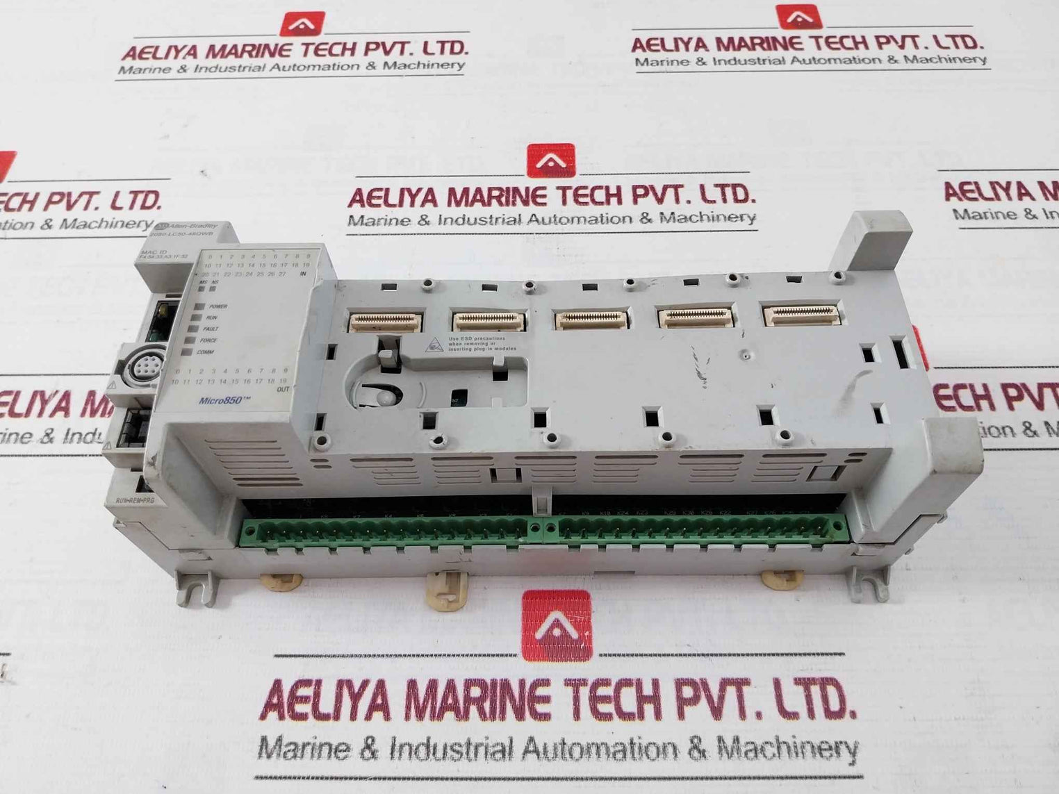 Allen-bradley 2080-lc50-48Qwb Ethernet Plc I/O Controller 24Vdc/Vac 50/60Hz