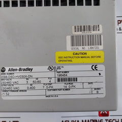 Allen-bradley 2098-dsd-hv030X-dn Ultra 3000I Servo Drive 230/460 Vac 50-60 Hz