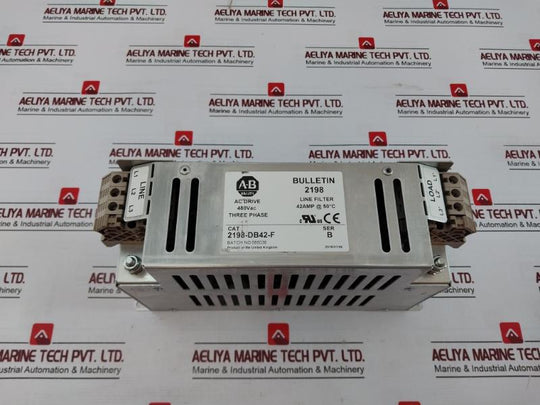 Allen-bradley Ser B 2198-db42-f 3-phase Ac Line Filter Bulletin 2198 480Vac